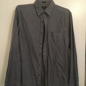 J. Crew grey slim fit button down